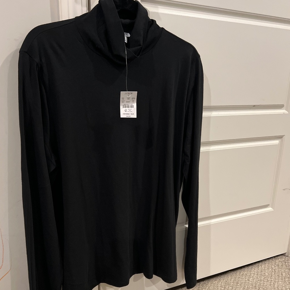 Brand new black turtleneck, J.Crew